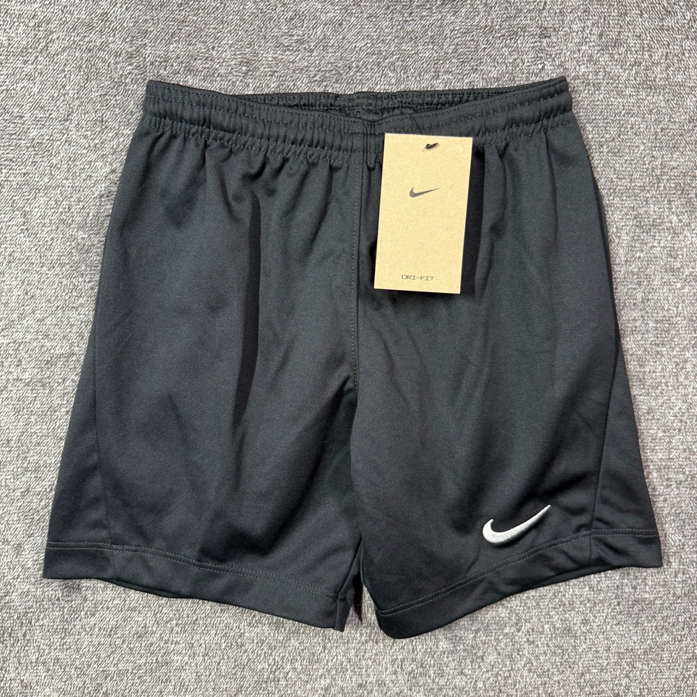 Nike Kids Dri-FIT Soccer Shorts Size S Black BV6866-010